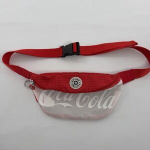 Kipling KI6964 x CocaCola Fresh Fanny Pack Hip Waist Bag Polyester Red White